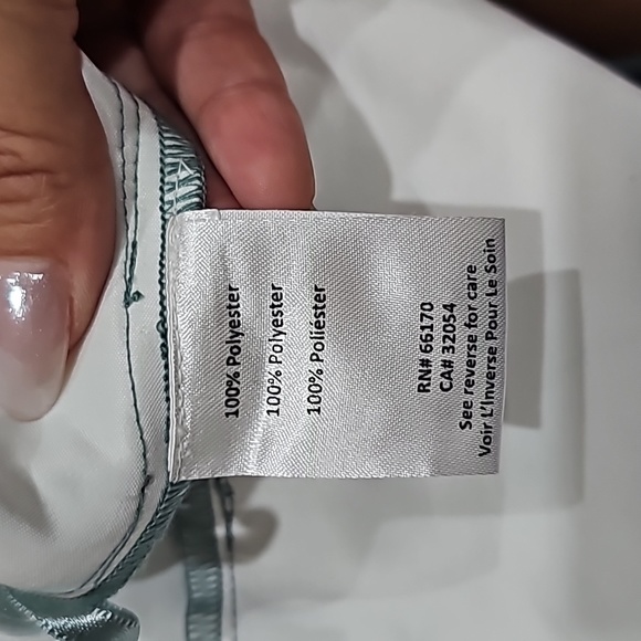 NWT Hermant & Nandita Mint Striped Wide Leg Pant Sz M - Picture 11 of 16